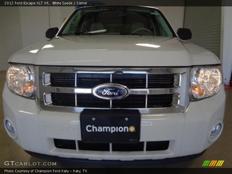 White Suede / Camel 2012 Ford Escape XLT V6