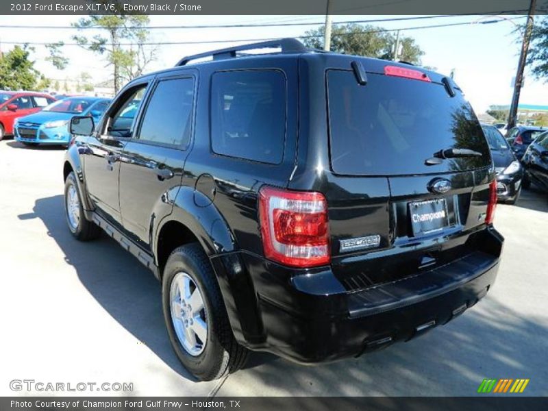 Ebony Black / Stone 2012 Ford Escape XLT V6