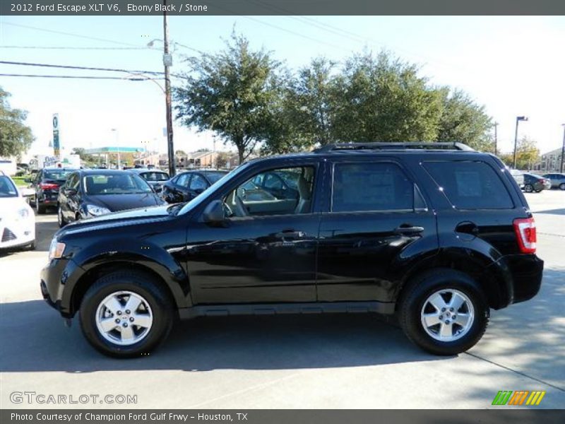 Ebony Black / Stone 2012 Ford Escape XLT V6