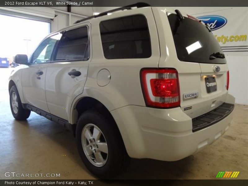 White Suede / Camel 2012 Ford Escape XLT V6