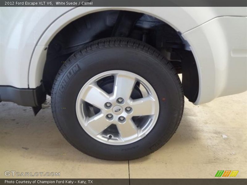 White Suede / Camel 2012 Ford Escape XLT V6