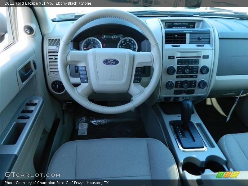 Ebony Black / Stone 2012 Ford Escape XLT V6