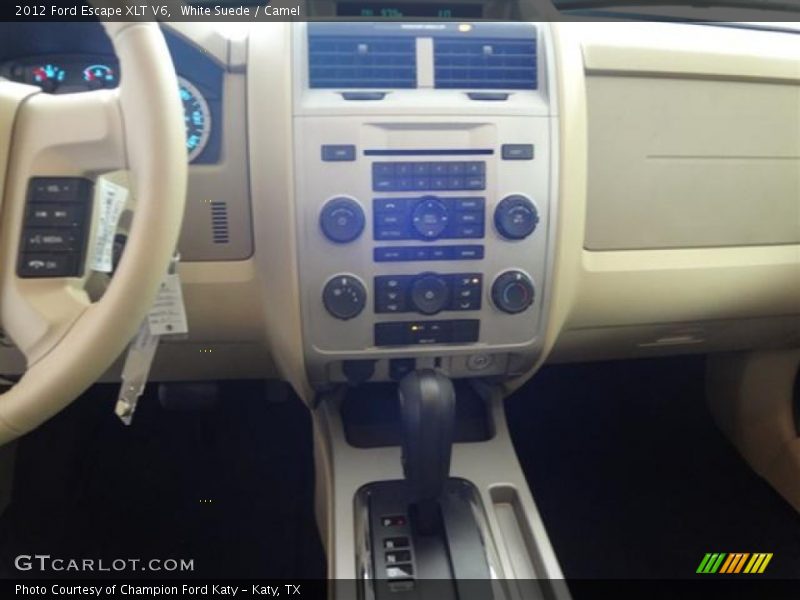 White Suede / Camel 2012 Ford Escape XLT V6