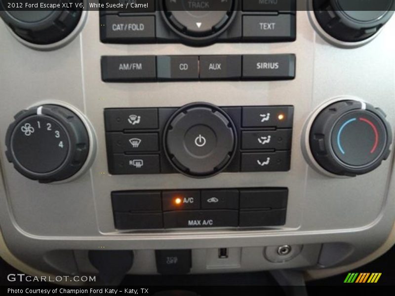 White Suede / Camel 2012 Ford Escape XLT V6