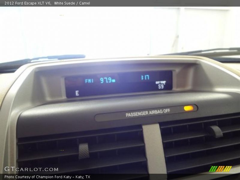 White Suede / Camel 2012 Ford Escape XLT V6