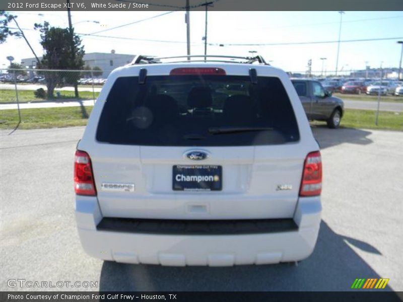 White Suede / Stone 2012 Ford Escape XLT V6