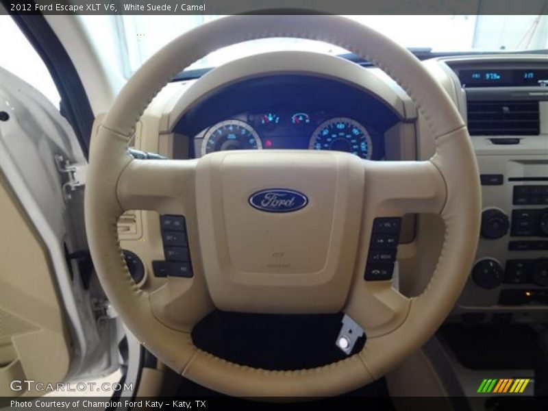 White Suede / Camel 2012 Ford Escape XLT V6