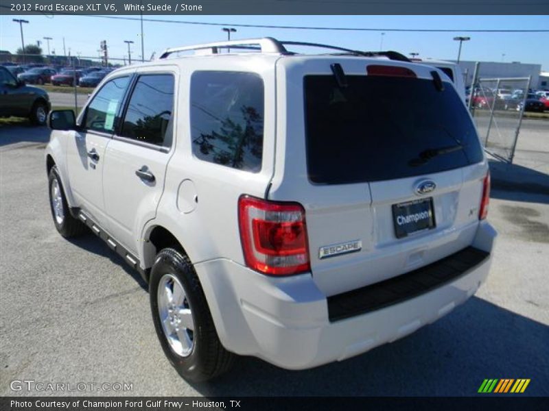 White Suede / Stone 2012 Ford Escape XLT V6