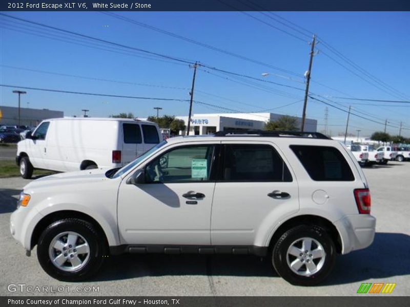 White Suede / Stone 2012 Ford Escape XLT V6