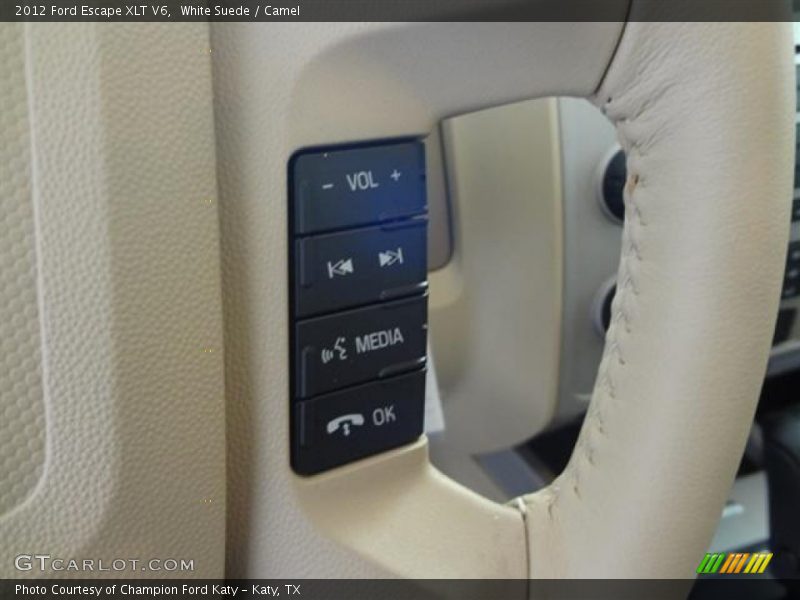 White Suede / Camel 2012 Ford Escape XLT V6