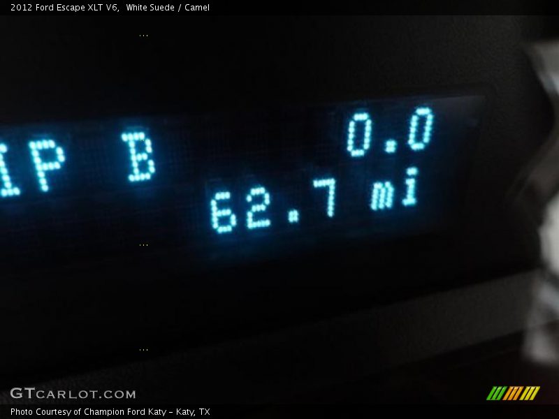 White Suede / Camel 2012 Ford Escape XLT V6