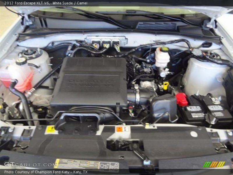 White Suede / Camel 2012 Ford Escape XLT V6