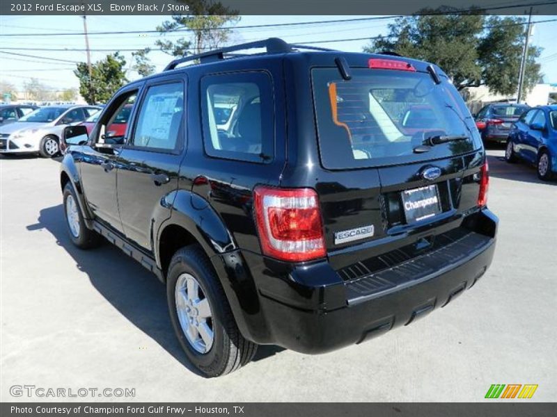 Ebony Black / Stone 2012 Ford Escape XLS