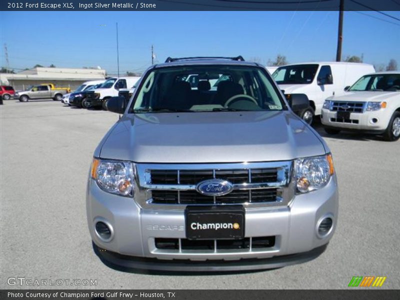 Ingot Silver Metallic / Stone 2012 Ford Escape XLS