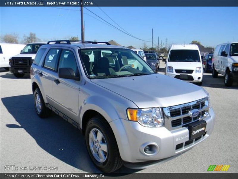 Ingot Silver Metallic / Stone 2012 Ford Escape XLS