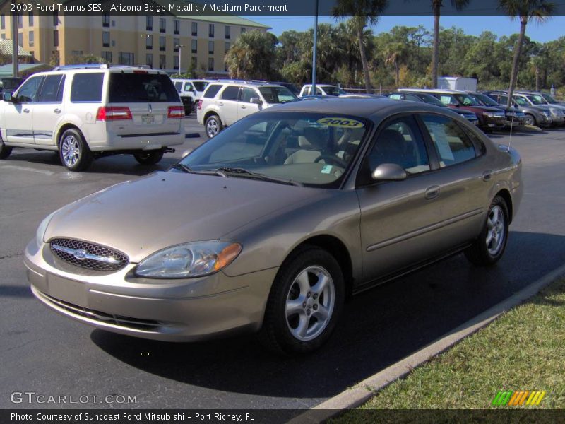 Arizona Beige Metallic / Medium Parchment 2003 Ford Taurus SES