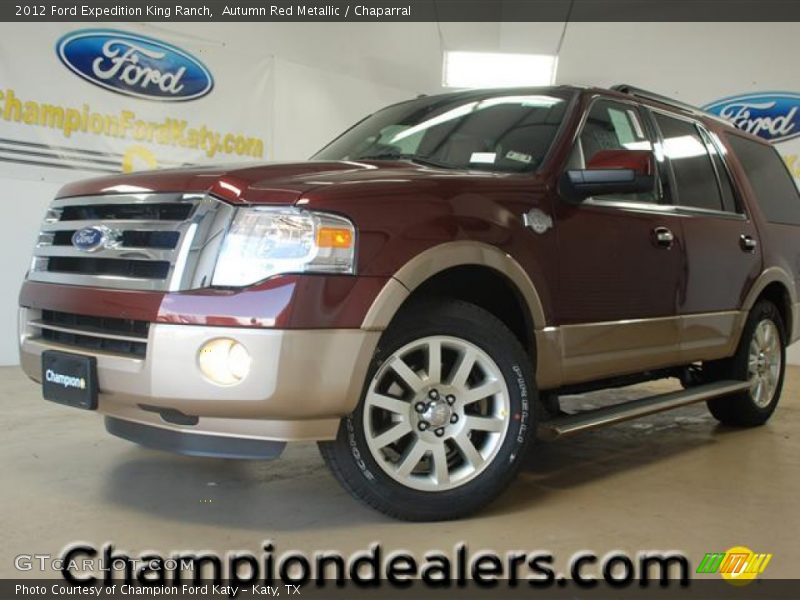 Autumn Red Metallic / Chaparral 2012 Ford Expedition King Ranch
