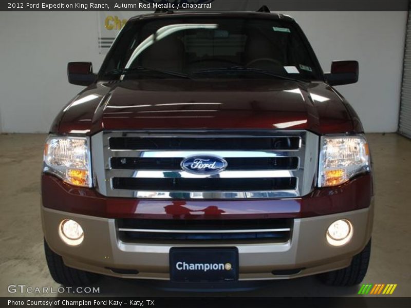 Autumn Red Metallic / Chaparral 2012 Ford Expedition King Ranch