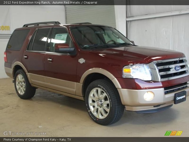 Autumn Red Metallic / Chaparral 2012 Ford Expedition King Ranch