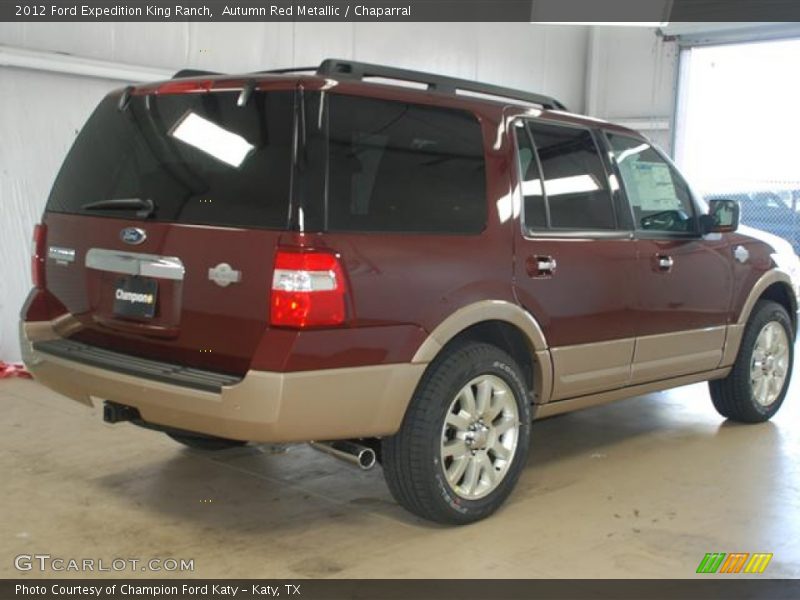 Autumn Red Metallic / Chaparral 2012 Ford Expedition King Ranch