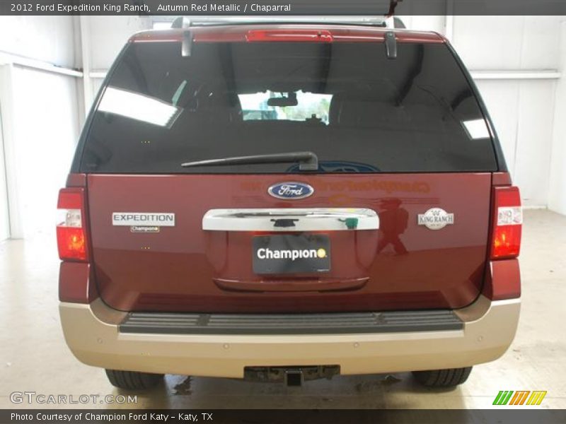 Autumn Red Metallic / Chaparral 2012 Ford Expedition King Ranch