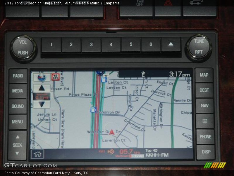 Navigation of 2012 Expedition King Ranch
