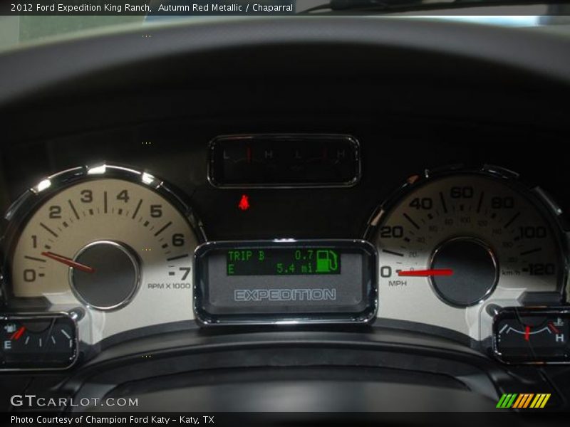 Autumn Red Metallic / Chaparral 2012 Ford Expedition King Ranch