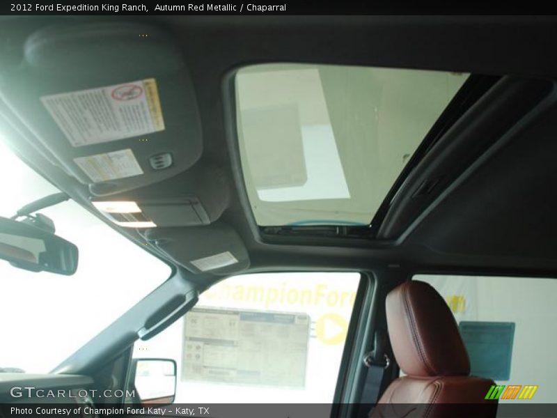 Autumn Red Metallic / Chaparral 2012 Ford Expedition King Ranch