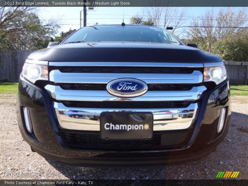 Tuxedo Black Metallic / Medium Light Stone 2012 Ford Edge Limited