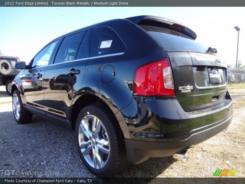 Tuxedo Black Metallic / Medium Light Stone 2012 Ford Edge Limited
