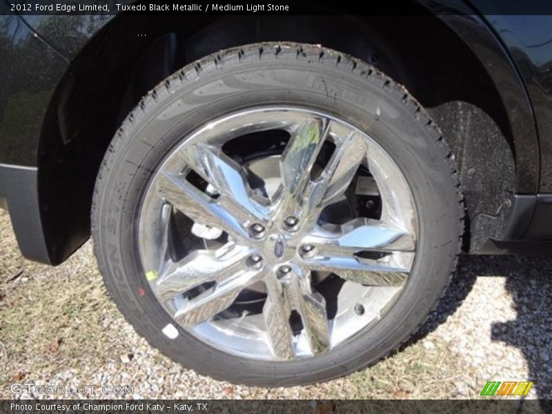 Tuxedo Black Metallic / Medium Light Stone 2012 Ford Edge Limited