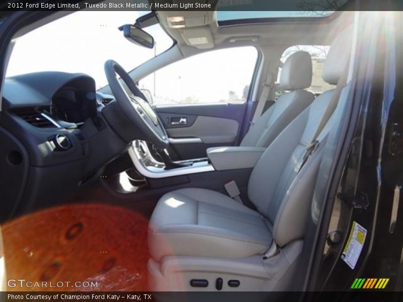 Tuxedo Black Metallic / Medium Light Stone 2012 Ford Edge Limited