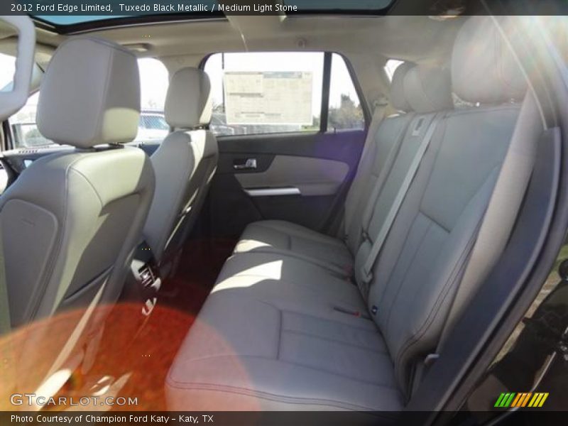 Tuxedo Black Metallic / Medium Light Stone 2012 Ford Edge Limited