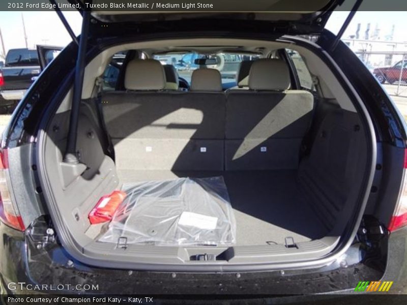 Tuxedo Black Metallic / Medium Light Stone 2012 Ford Edge Limited