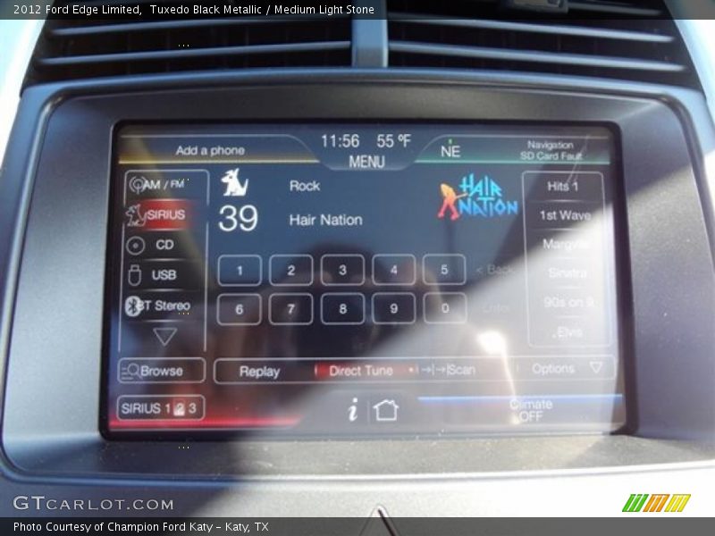 Tuxedo Black Metallic / Medium Light Stone 2012 Ford Edge Limited