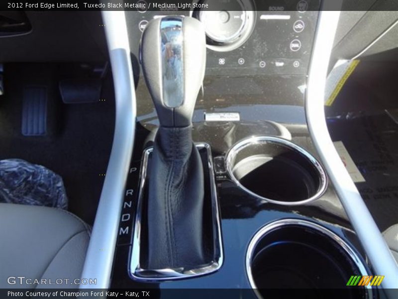Tuxedo Black Metallic / Medium Light Stone 2012 Ford Edge Limited