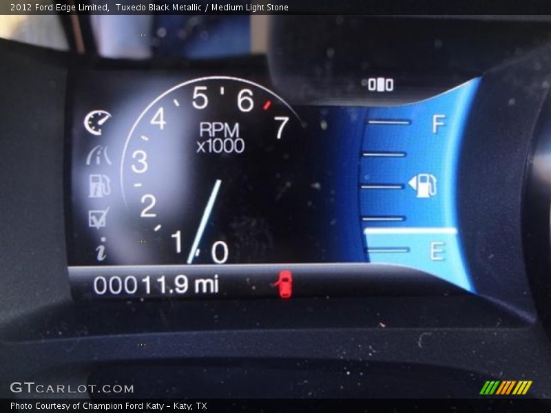 Tuxedo Black Metallic / Medium Light Stone 2012 Ford Edge Limited