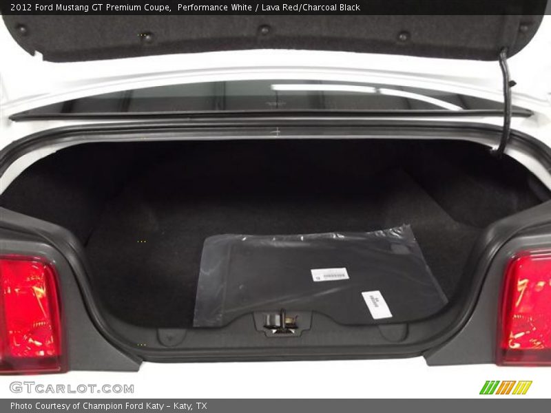  2012 Mustang GT Premium Coupe Trunk