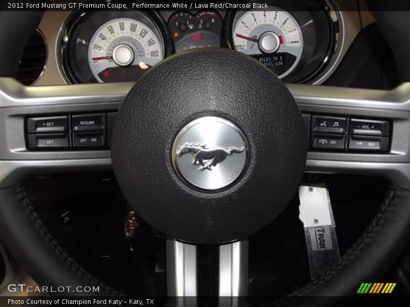 Controls of 2012 Mustang GT Premium Coupe