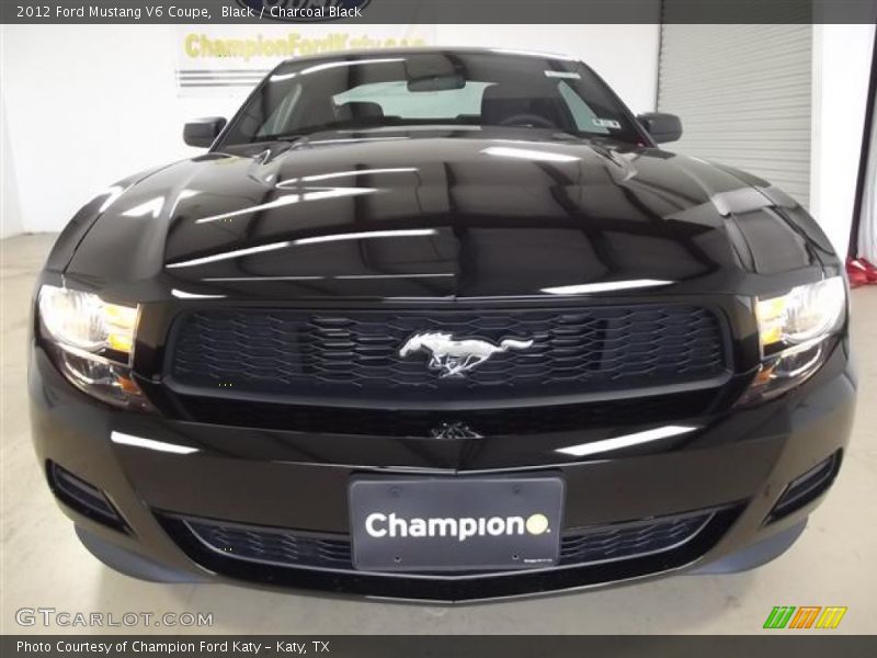 Black / Charcoal Black 2012 Ford Mustang V6 Coupe