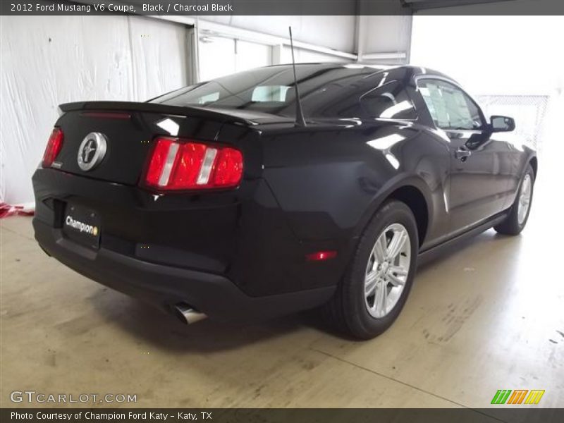 Black / Charcoal Black 2012 Ford Mustang V6 Coupe