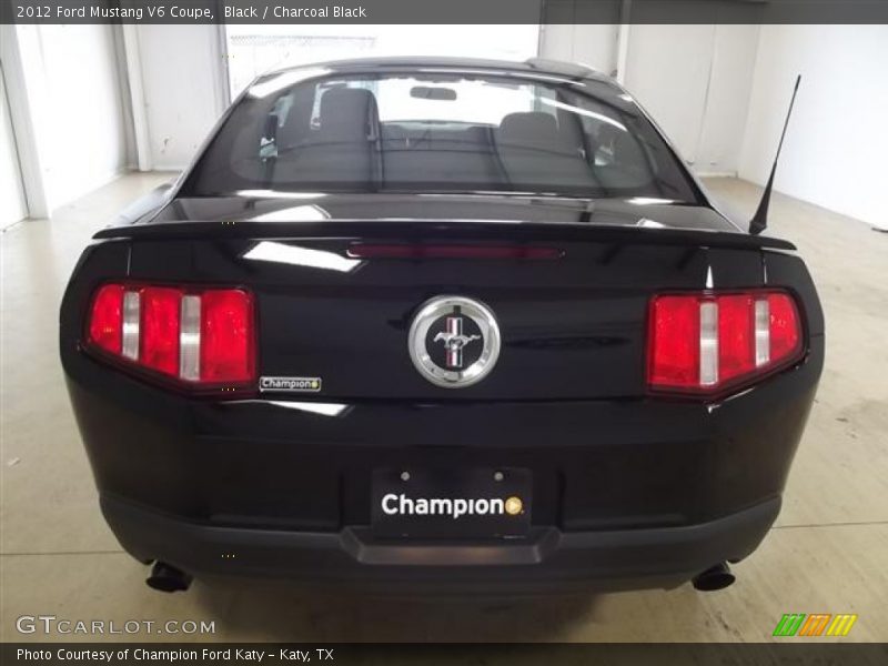 Black / Charcoal Black 2012 Ford Mustang V6 Coupe