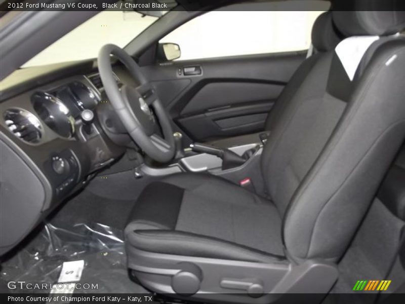 Black / Charcoal Black 2012 Ford Mustang V6 Coupe