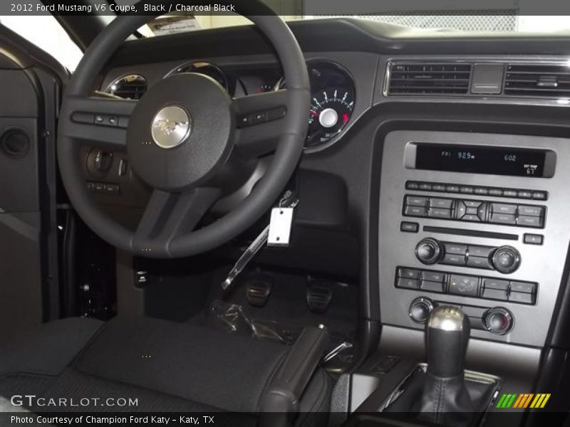 Black / Charcoal Black 2012 Ford Mustang V6 Coupe