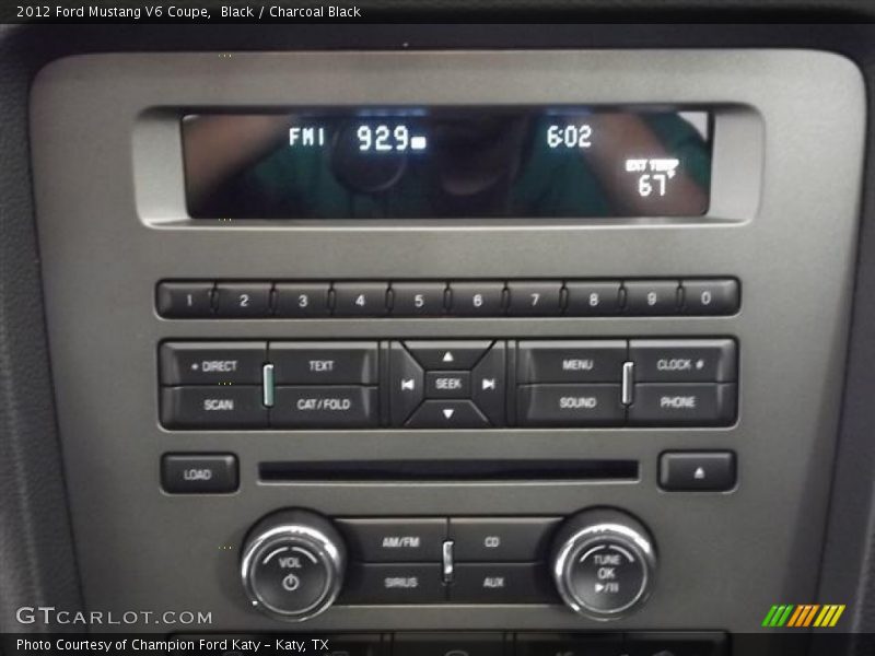Black / Charcoal Black 2012 Ford Mustang V6 Coupe