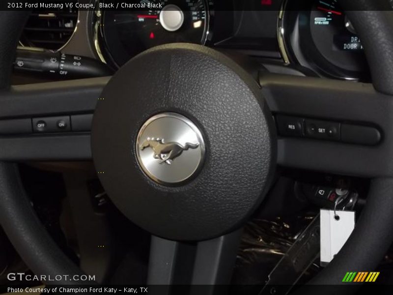 Black / Charcoal Black 2012 Ford Mustang V6 Coupe