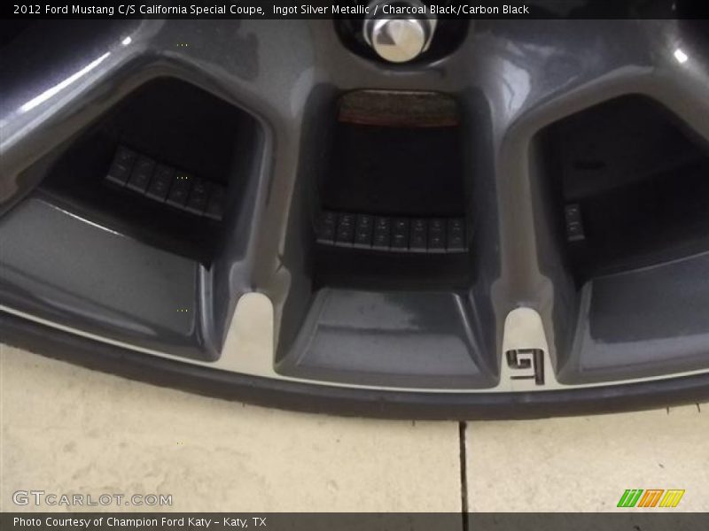 Ingot Silver Metallic / Charcoal Black/Carbon Black 2012 Ford Mustang C/S California Special Coupe