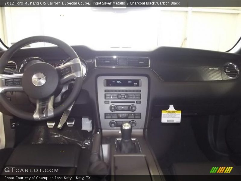 Ingot Silver Metallic / Charcoal Black/Carbon Black 2012 Ford Mustang C/S California Special Coupe