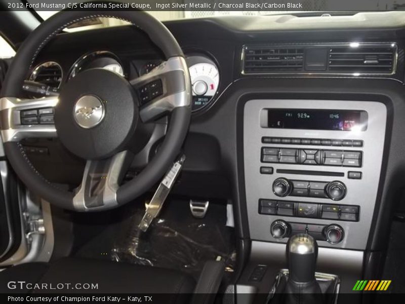 Ingot Silver Metallic / Charcoal Black/Carbon Black 2012 Ford Mustang C/S California Special Coupe