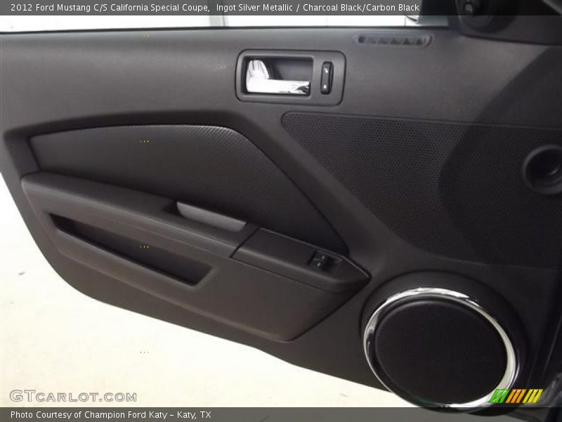 Ingot Silver Metallic / Charcoal Black/Carbon Black 2012 Ford Mustang C/S California Special Coupe